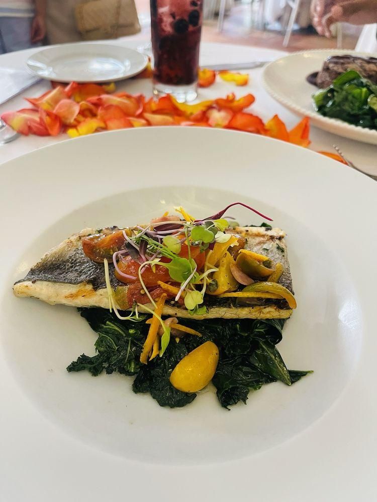 Branzino dish