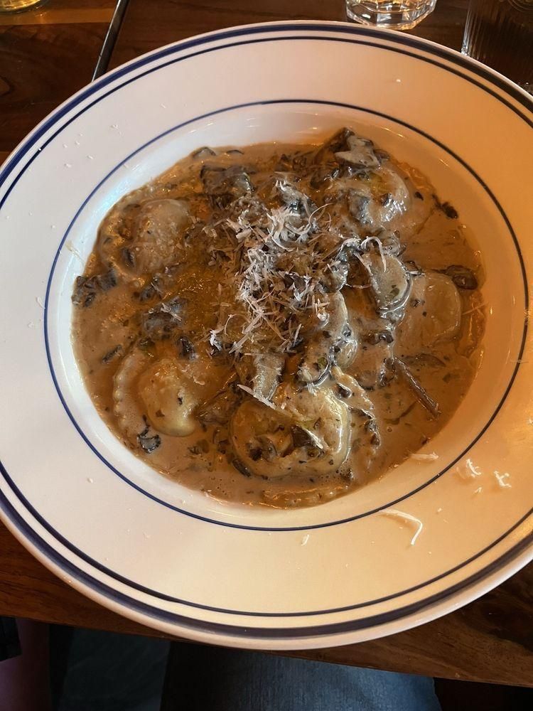 Short Rib Ravioli dish