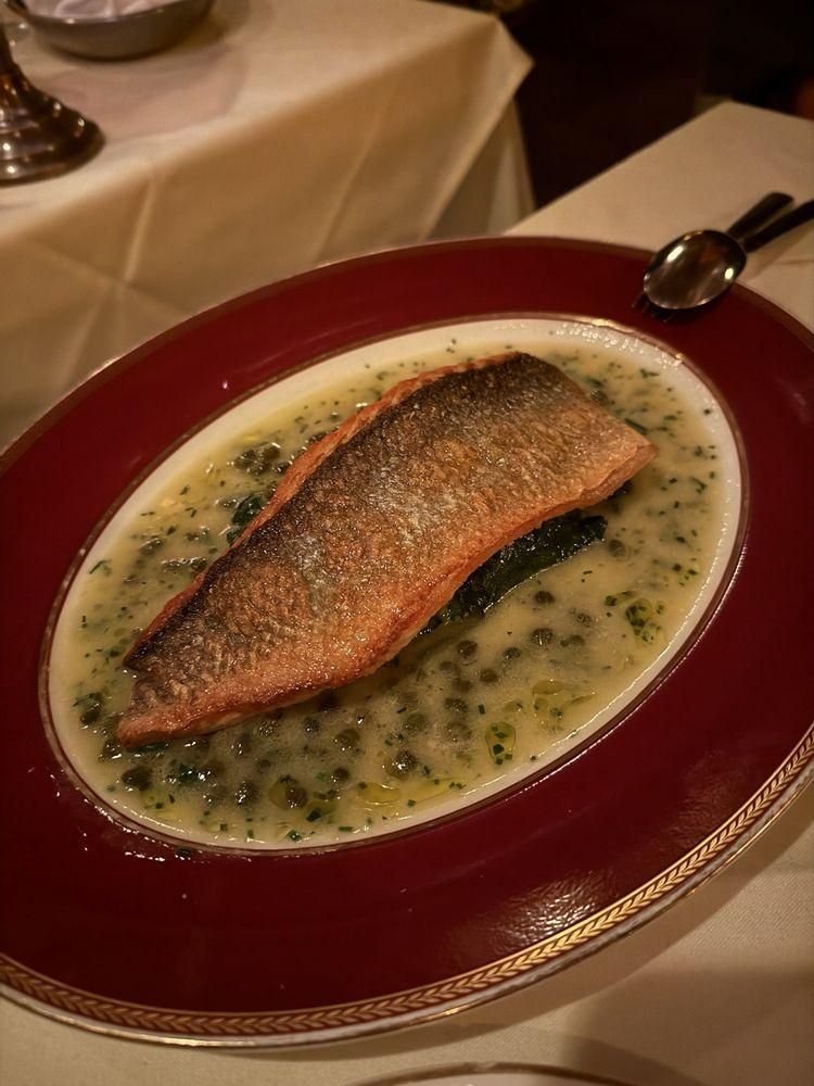 Branzinos dish