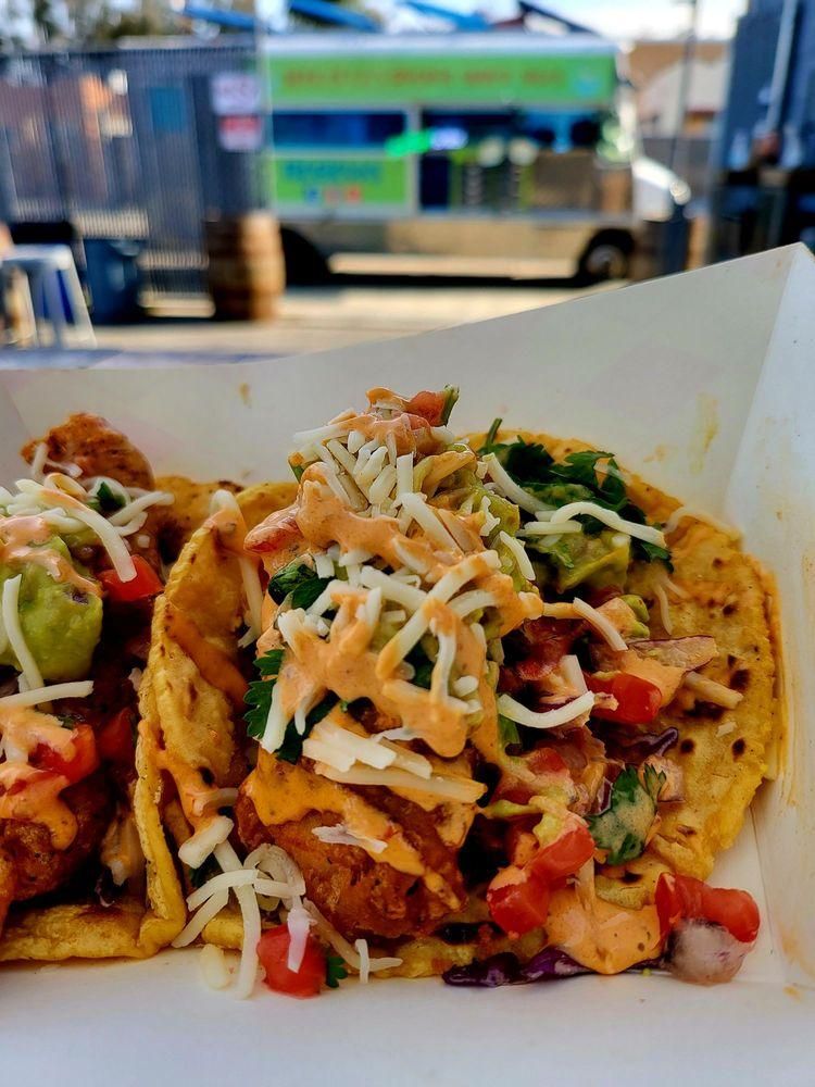 3 Beer Battered Fish Tacos dish