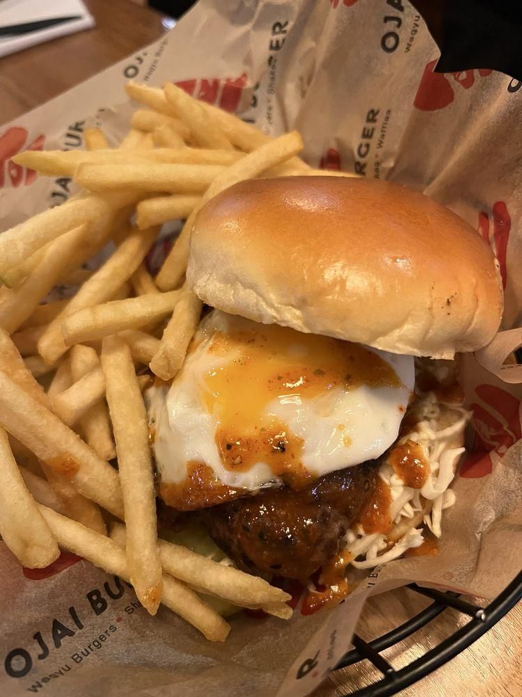 Spicy Miso Burgers dish