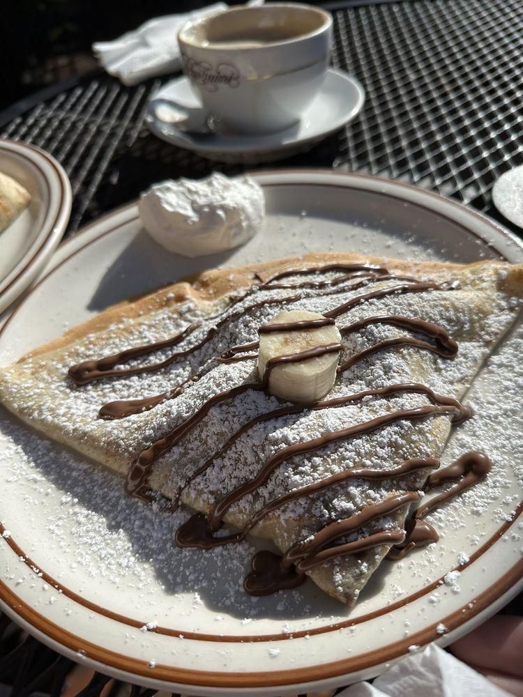 Banana Nutella Crepe dish