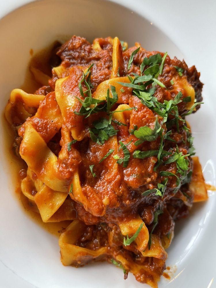 Tagliatelle Al Ragu dish