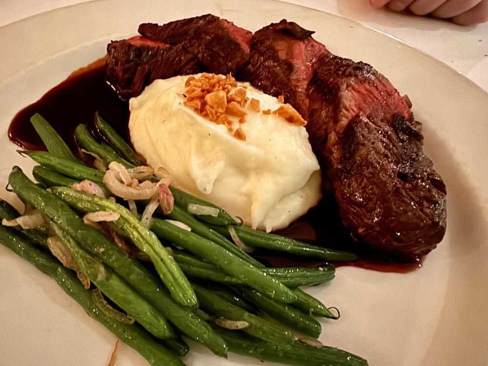 Hanger Steak dish