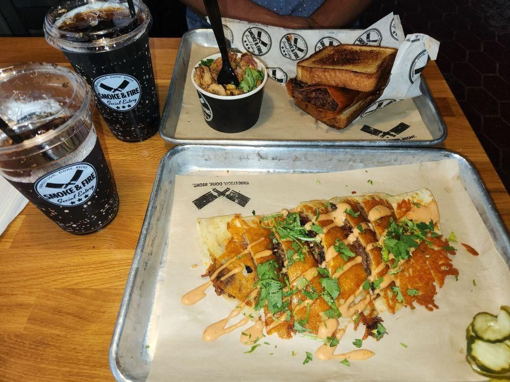 Brisket Grilled Cheese dish