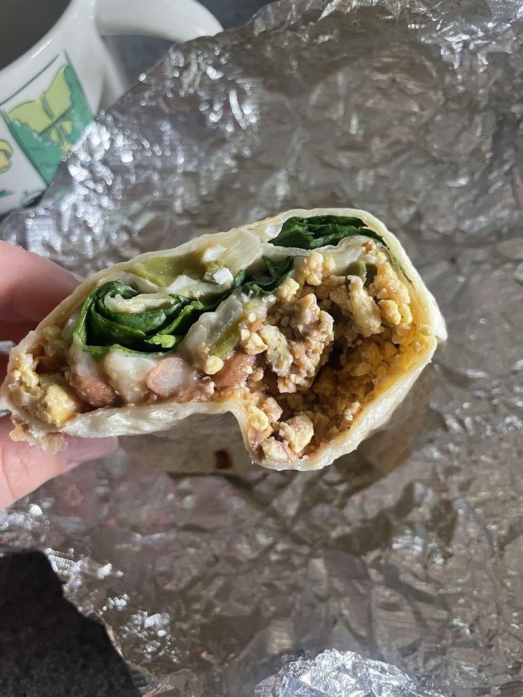 Nopales Breakfast Burrito dish