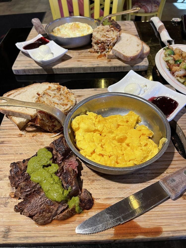 Steak & Eggs dish