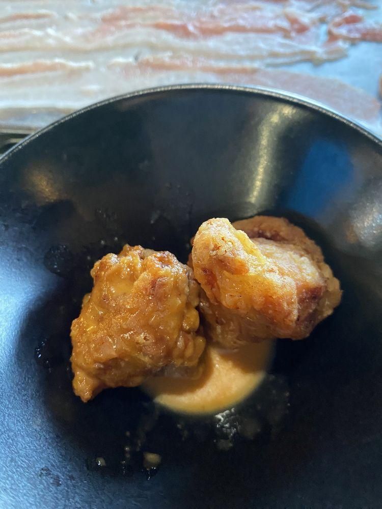 Soy Glazed Chicken Karaage dish