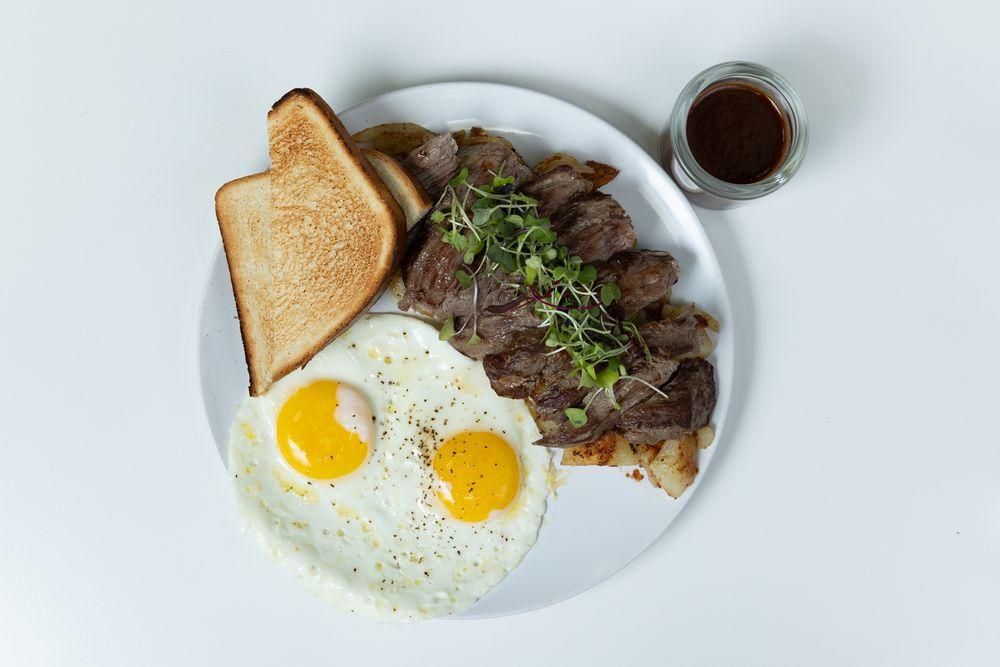Steak & Eggs dish