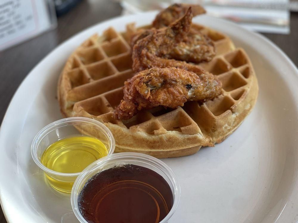 Chicken And Waffles dish