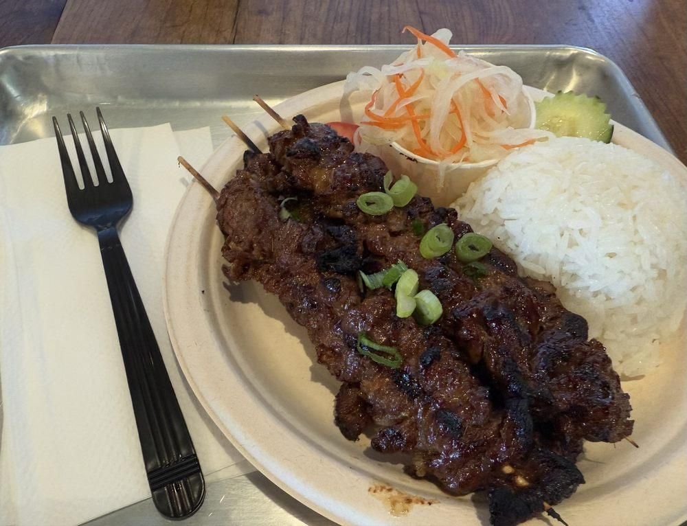 Beef Skewers dish