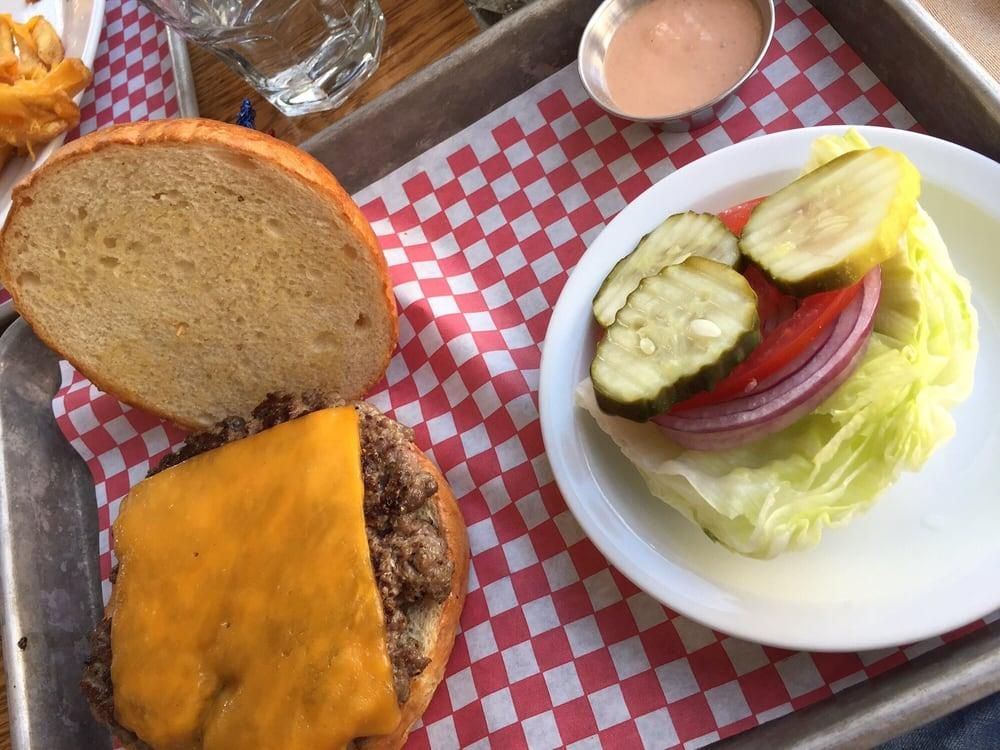 Classic Cheeseburger from Happy Hour Special dish