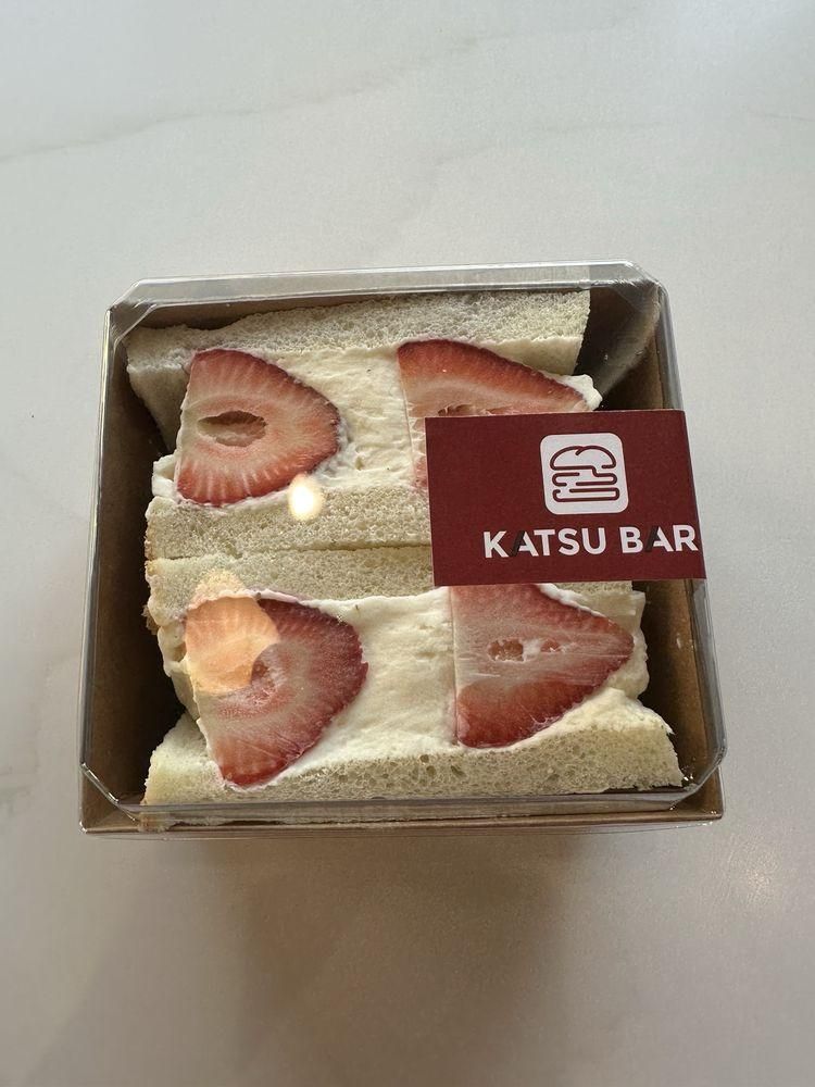 Strawberry Sando dish