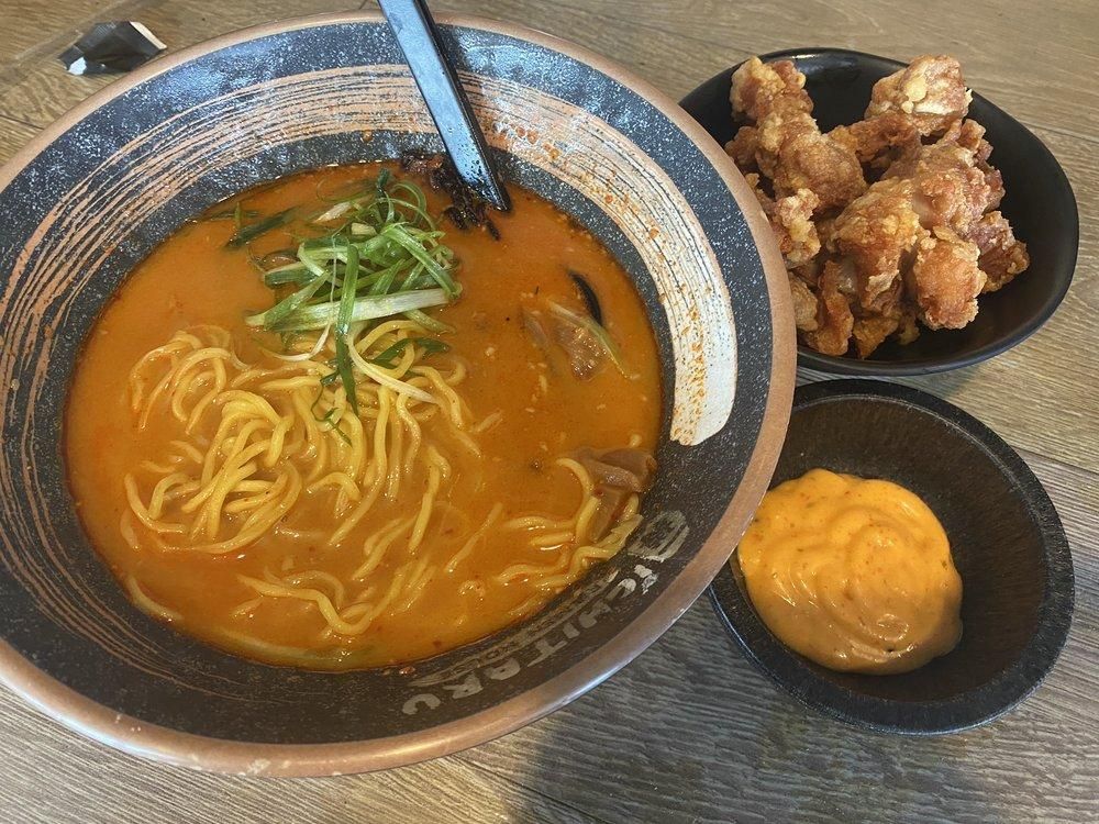 Fried Chicken Ramen dish
