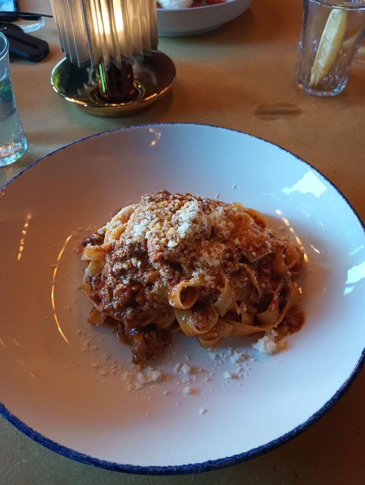 Tagliatelle Alla Bolognese dish