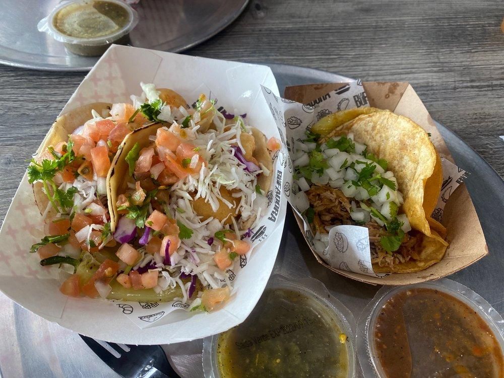 Shrimp Tacos dish