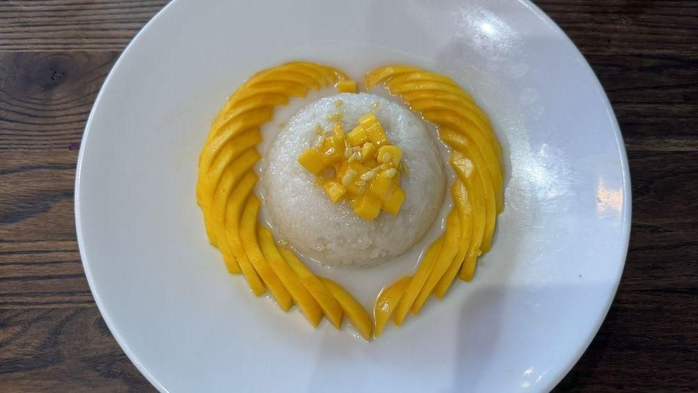 Mango Sticky Rice dish