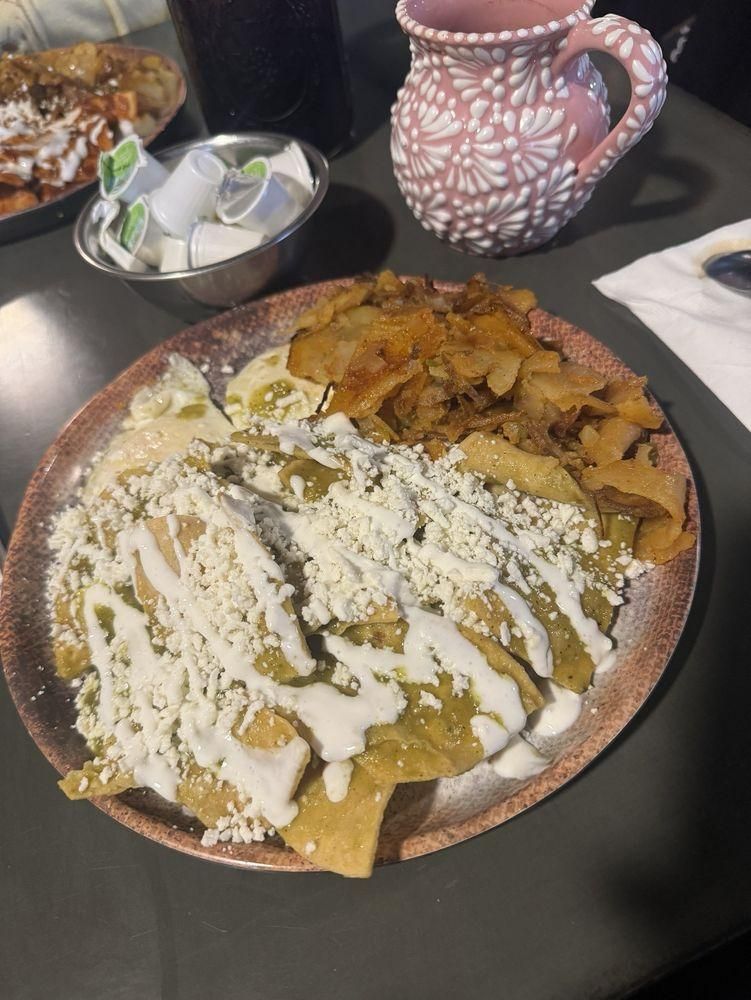 Chilaquiles dish