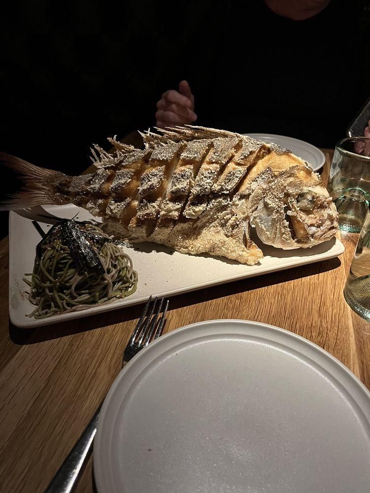 Whole Snapper dish