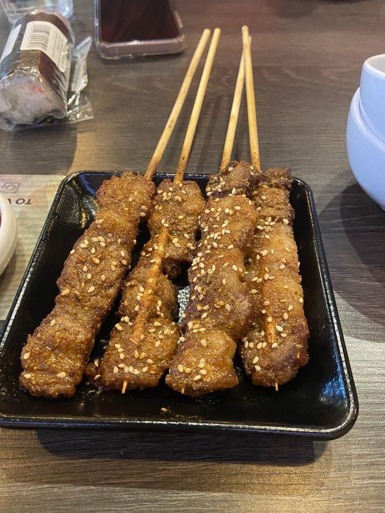 Pork Belly Skewers dish
