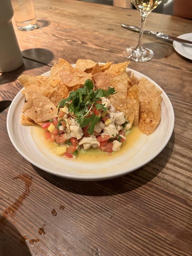Ceviche dish
