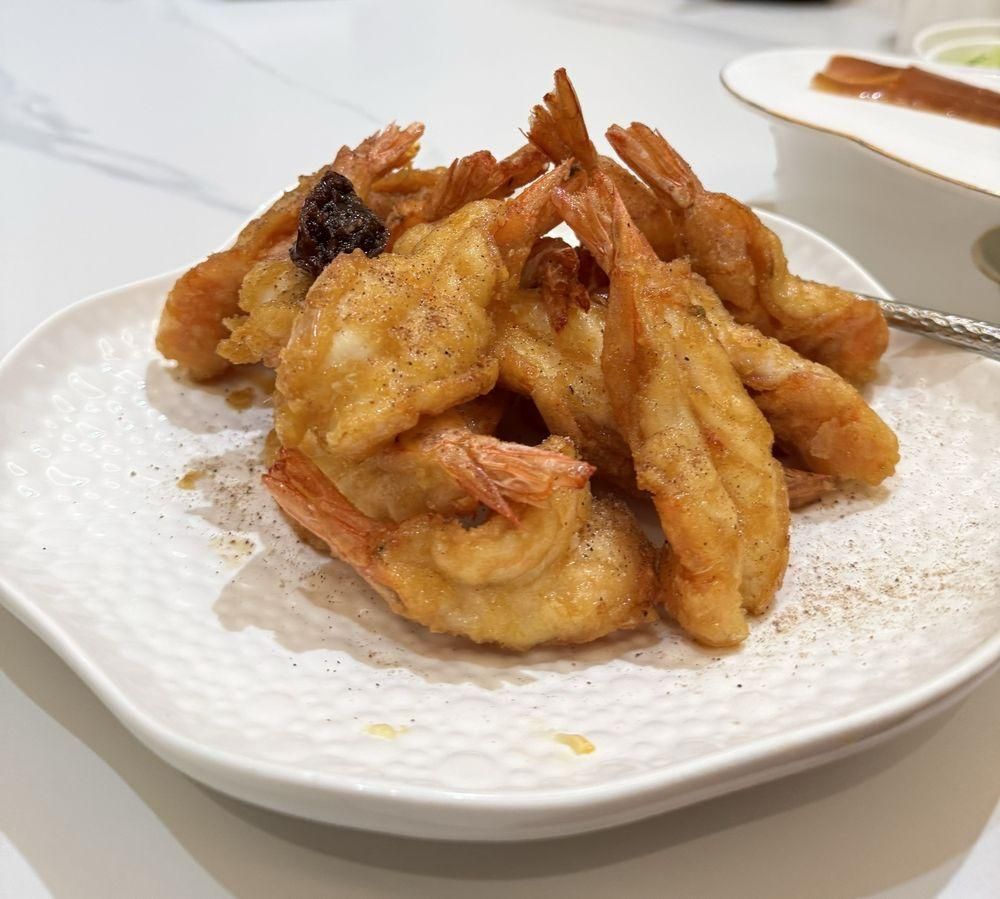 Crispy Prawns dish