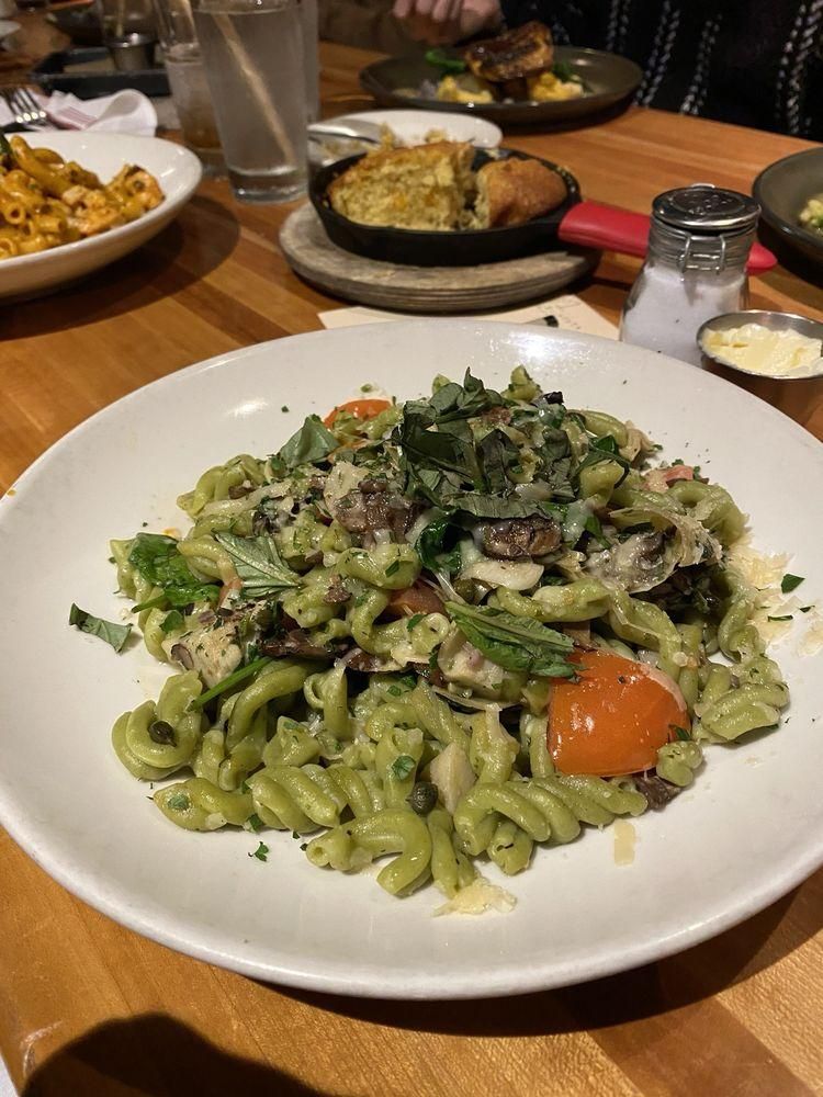 Artichoke & Mushroom Pasta dish