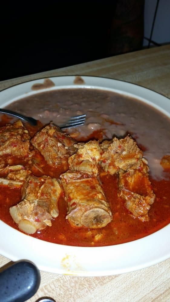 Costillas Chile Rojo dish