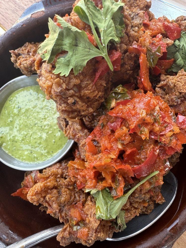 Piri Piri Fried Chicken dish