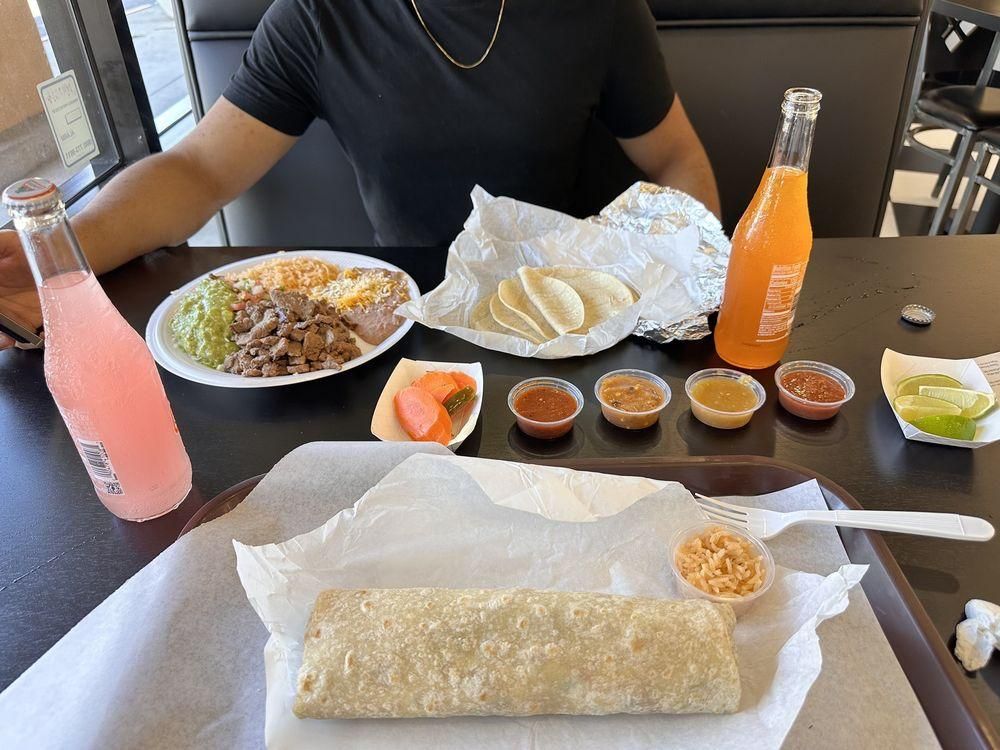 Carne Asada Burrito dish