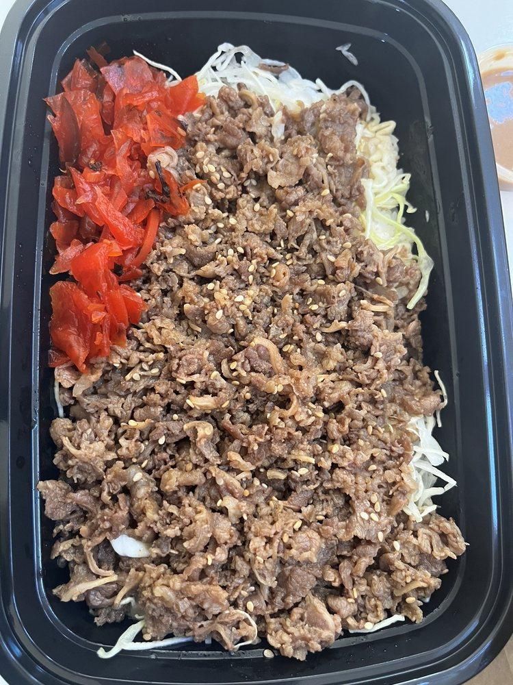 Beef Bentos dish
