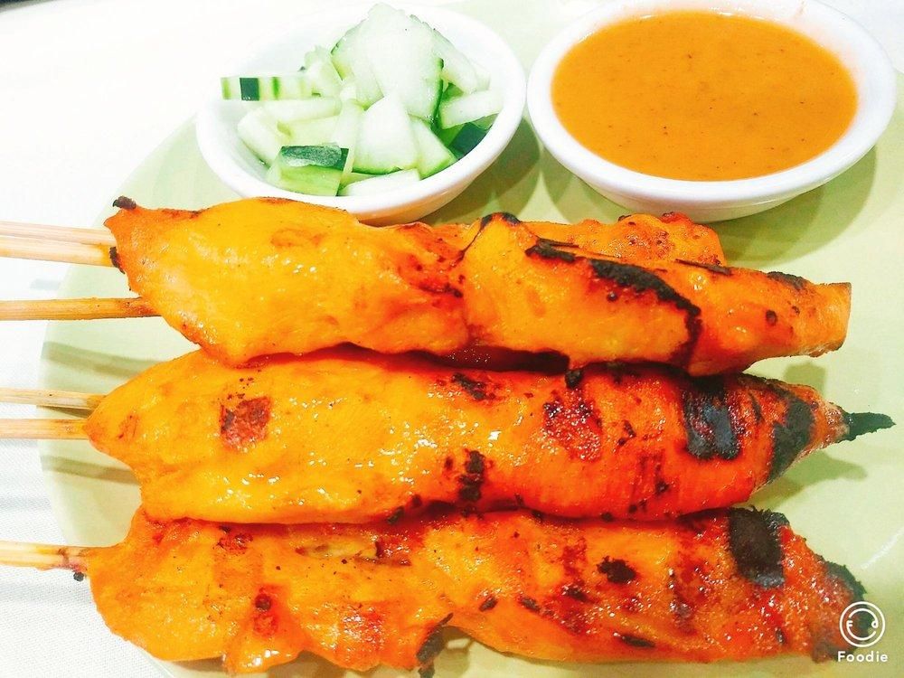 Chicken Satay dish