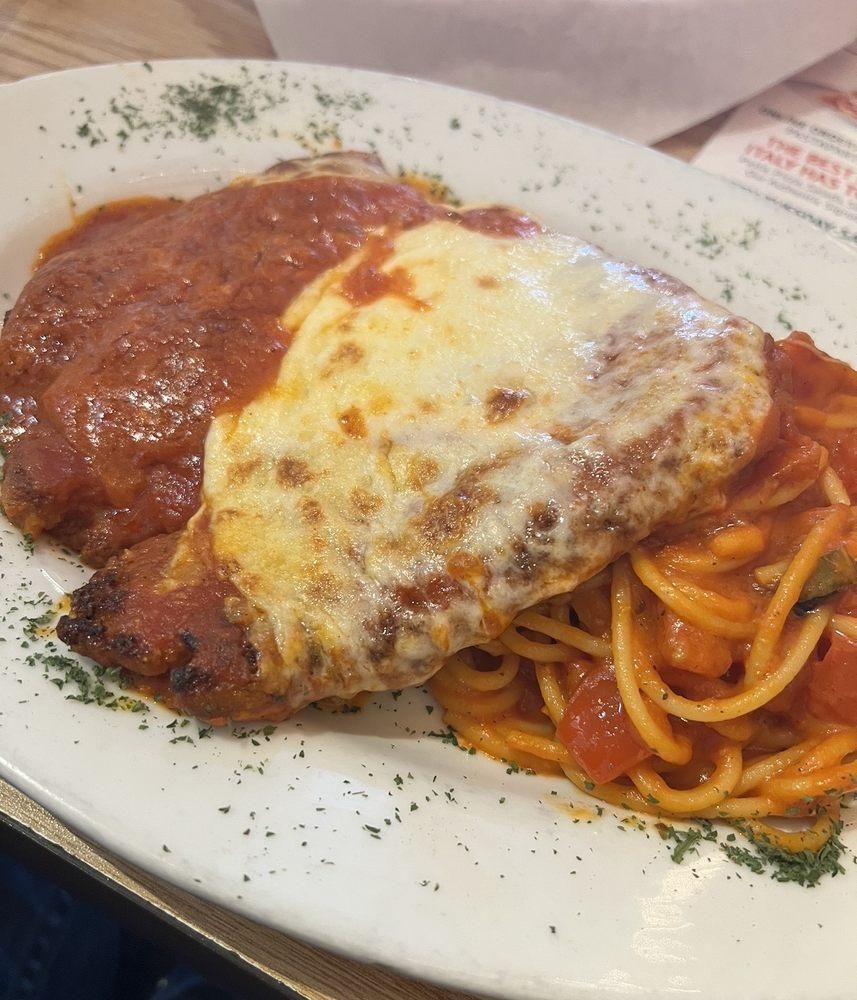 Chicken Parm dish