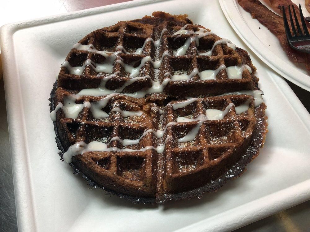 Carrot Cake Waffle dish