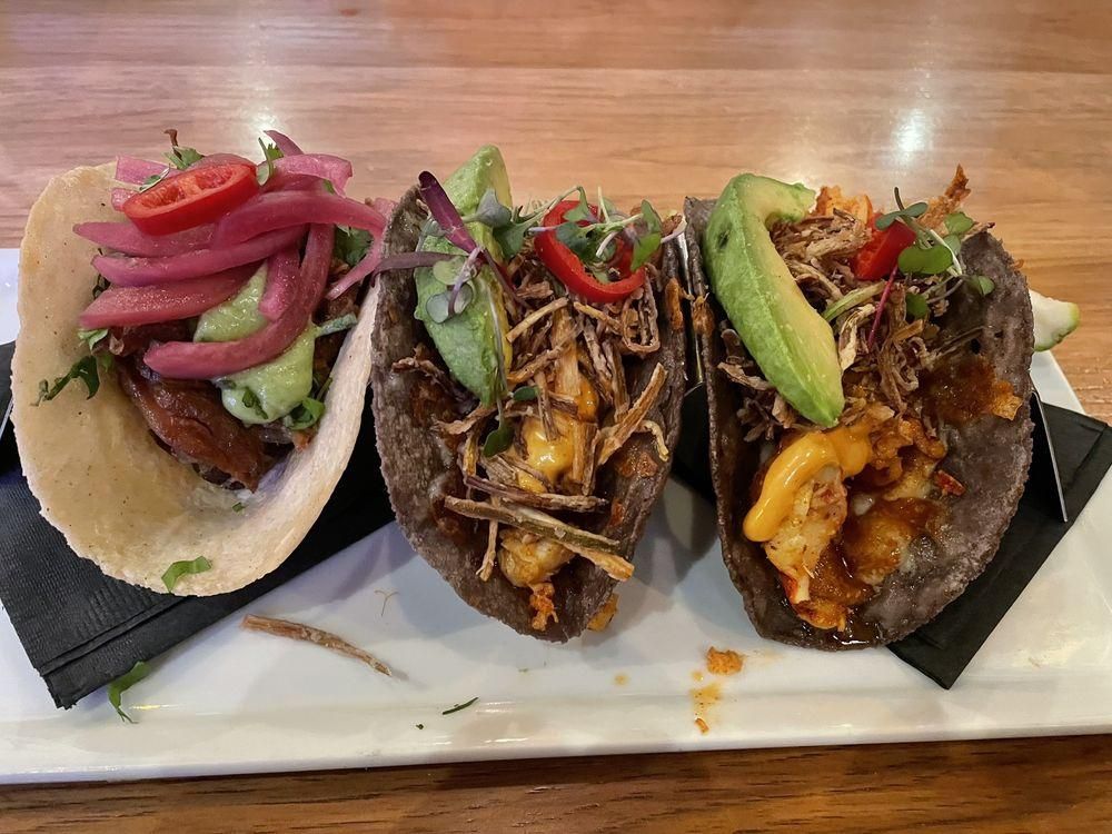 Lobster Tacos dish