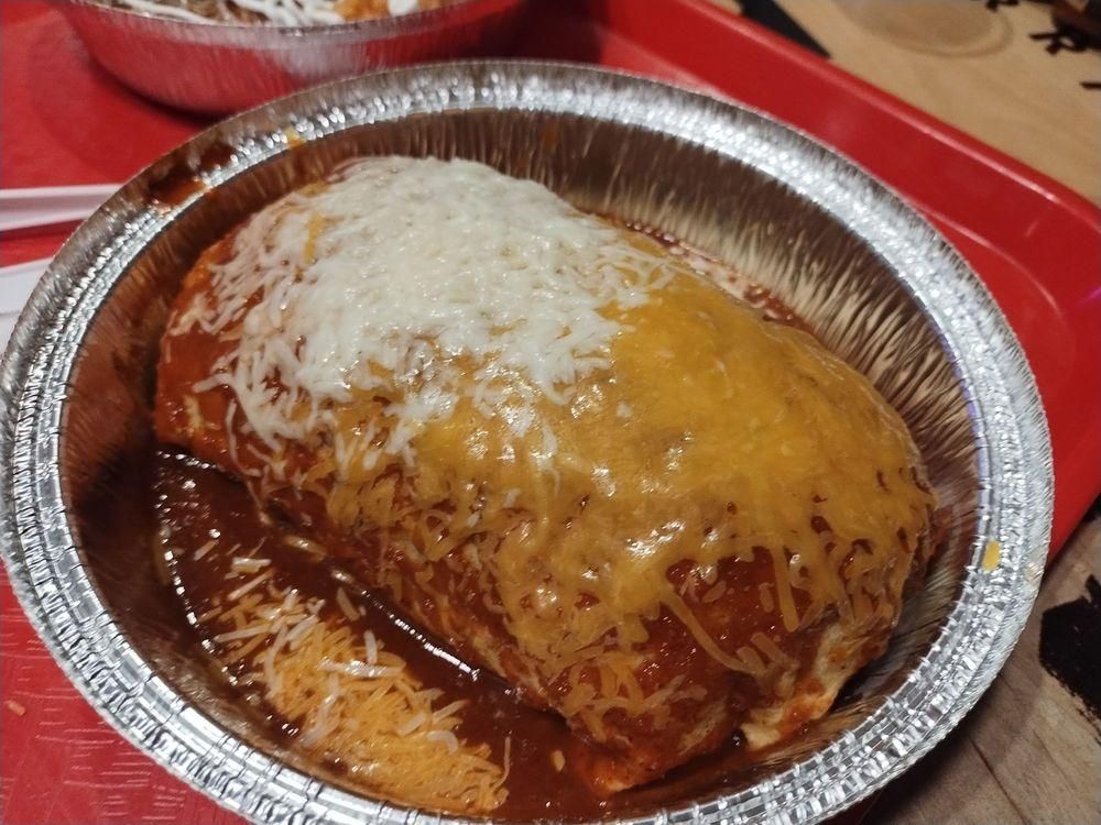 Al Pastor Burrito dish