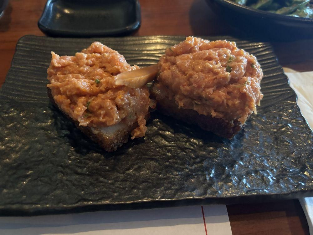 Spicy Tuna Crispy Rice dish