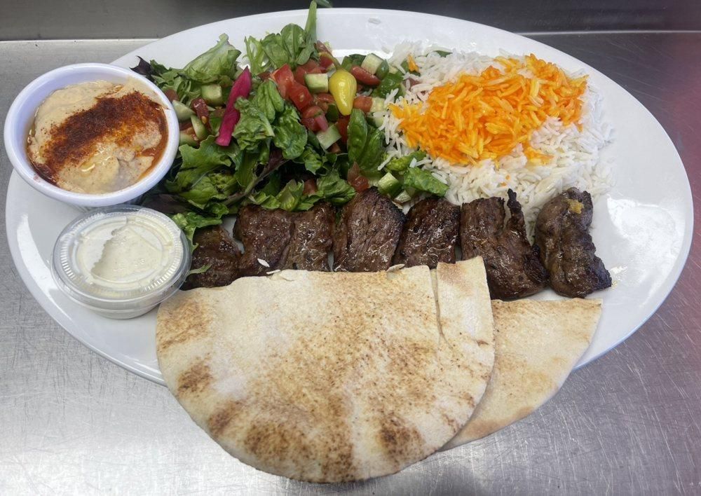 Beef Kabob dish
