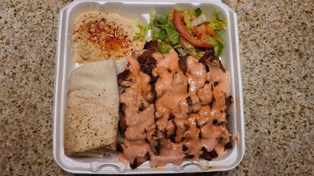 Shawarmas dish