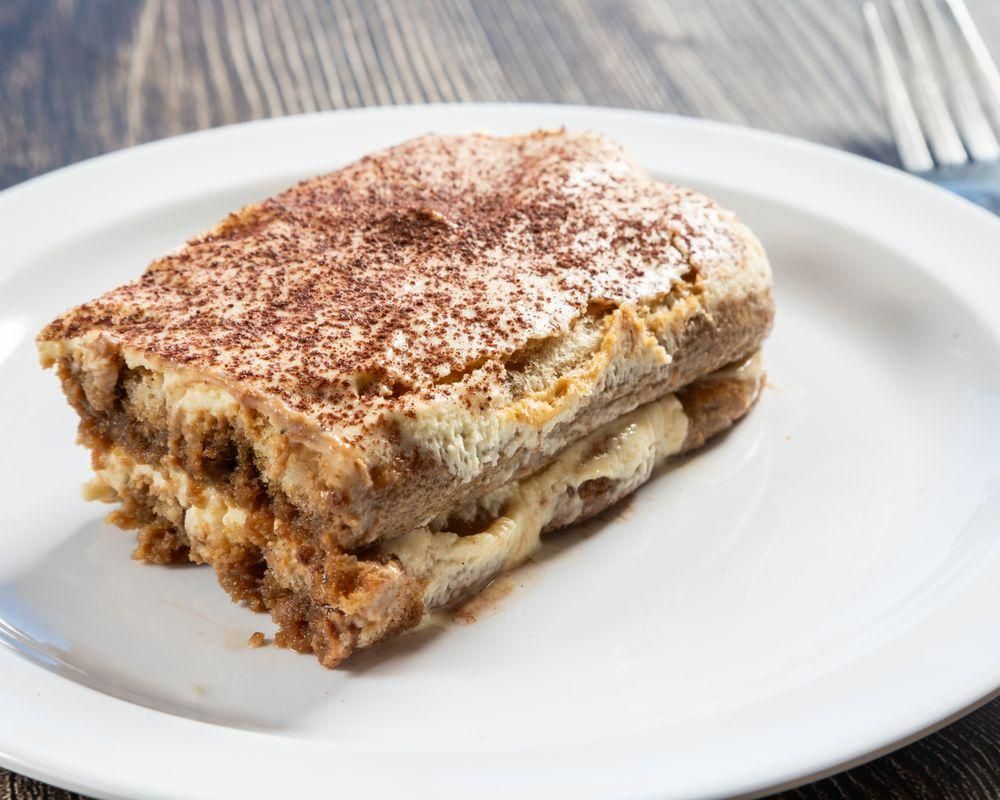 Tiramisu dish