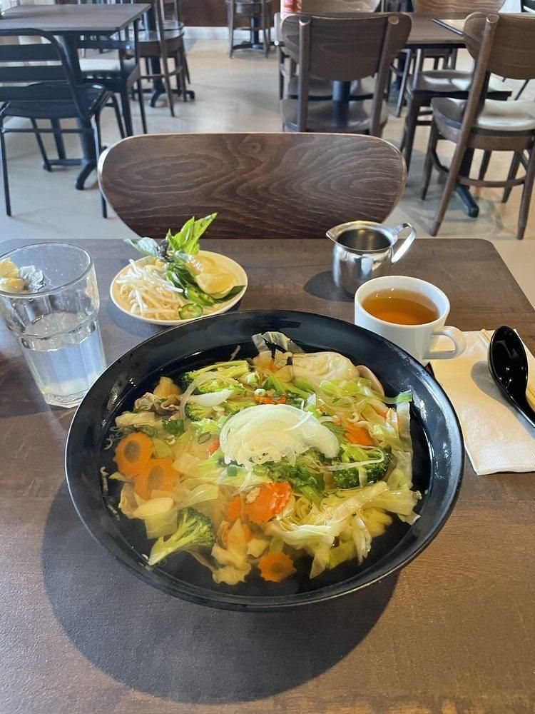 Vegan Pho dish