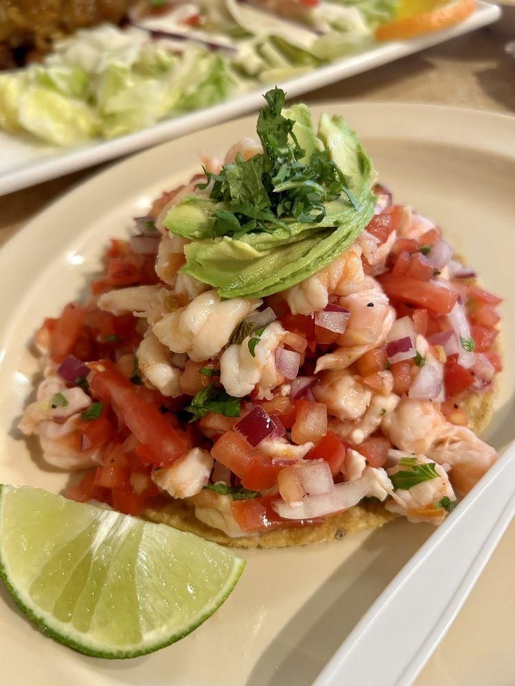 Ceviche dish