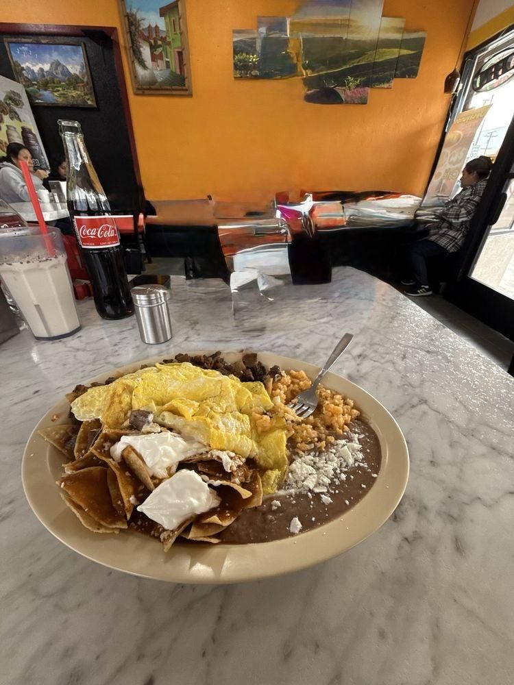Chilaquiles dish