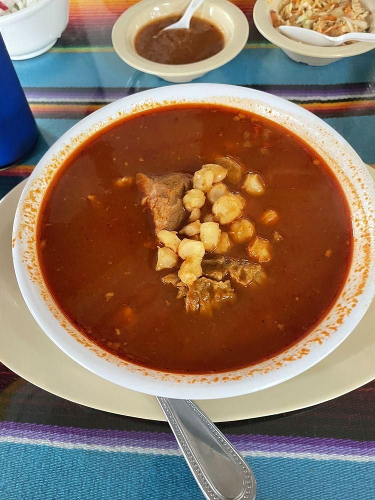 Pozole dish