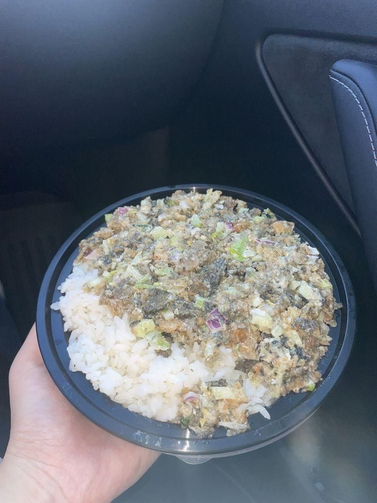 Salmon Skin Sisig Bowls dish