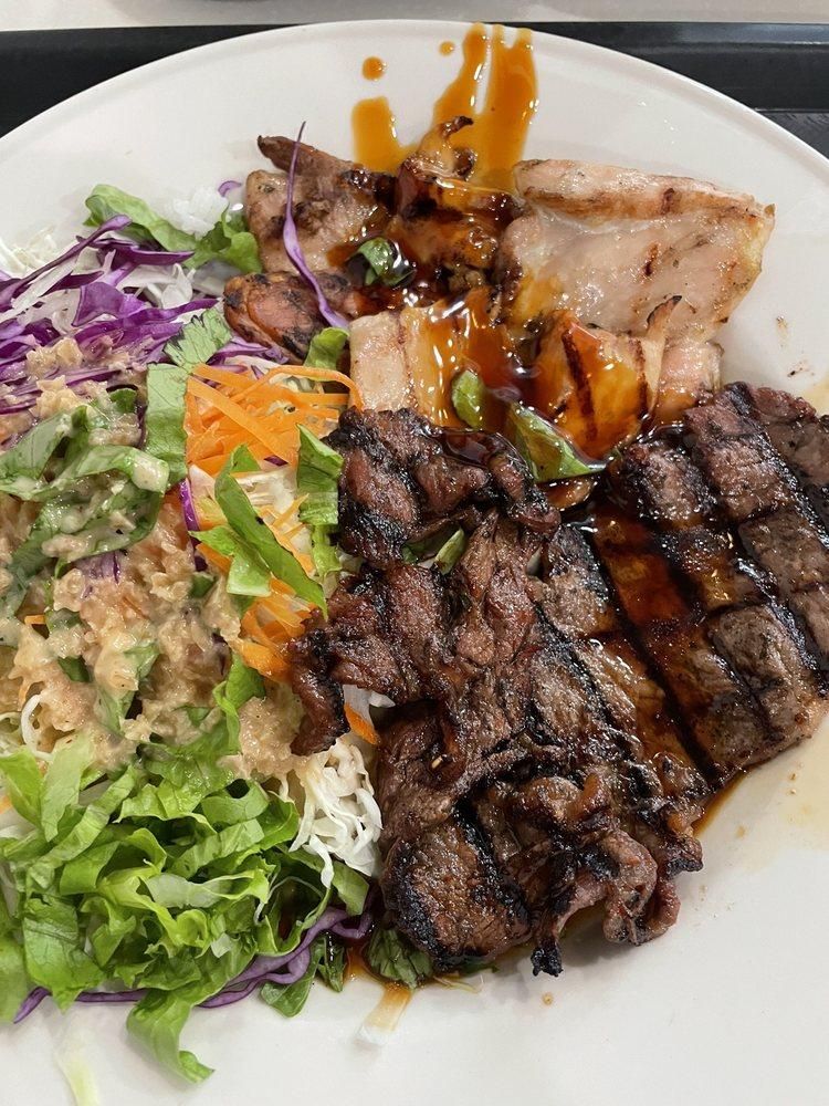 Yakiniku & Chicken dish