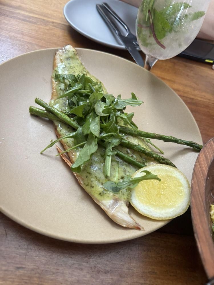 Branzino dish