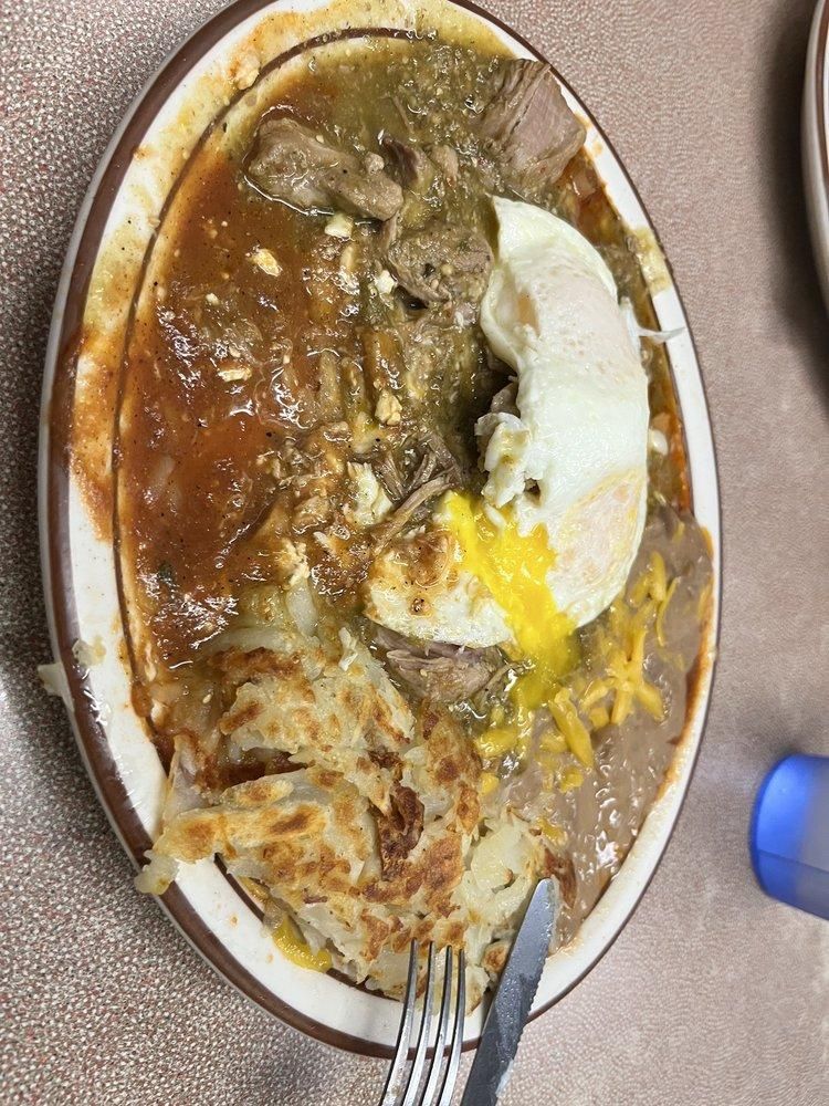 Chilaquiles dish