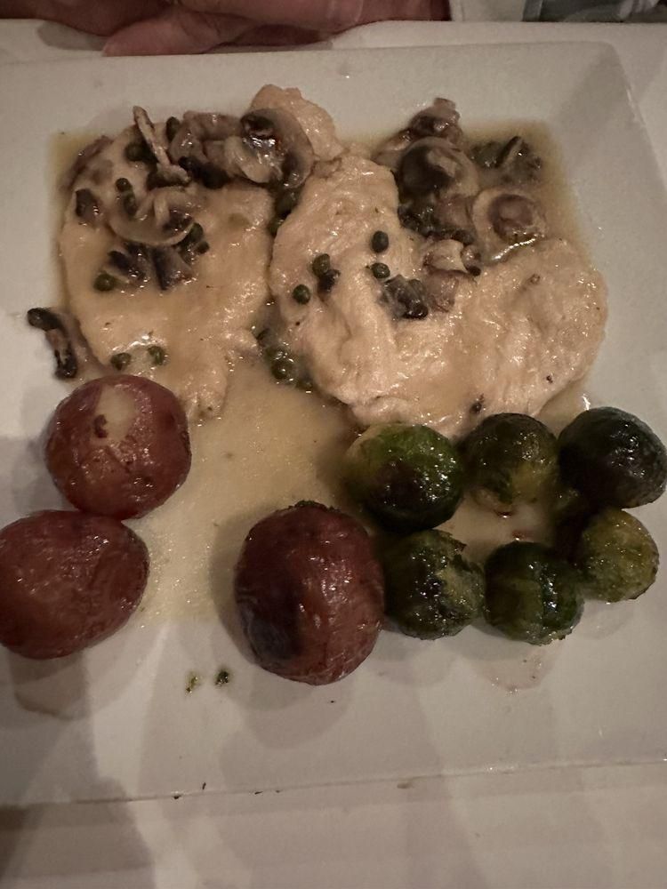 Chicken Piccata dish