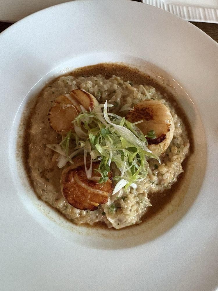 Scallop Risotto dish